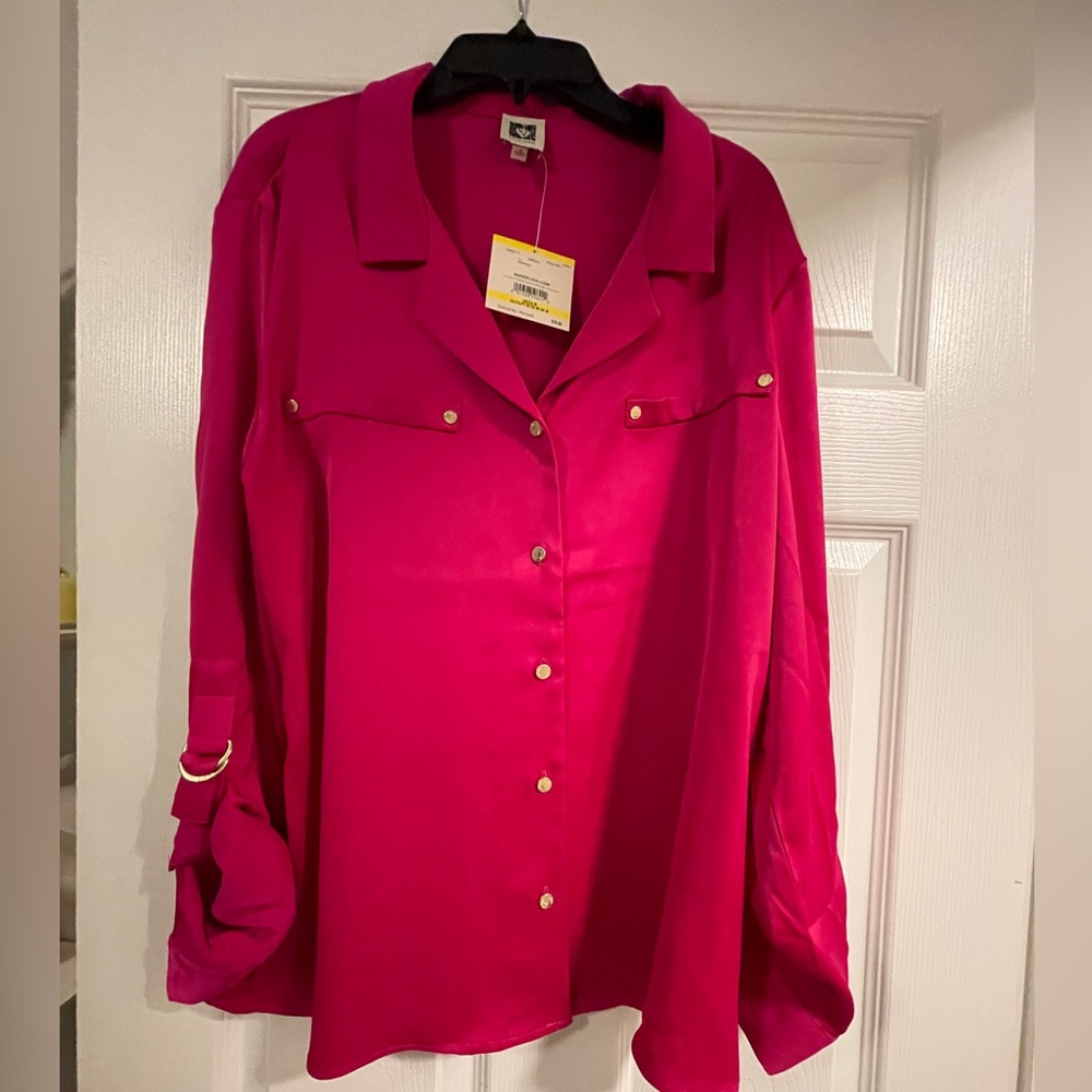 Barbie pink Anne Klein blouse